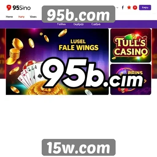 Oferta de jogos de cassino no site 95b.com