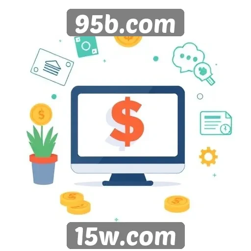 Estrategias de monetização no site 95b.com